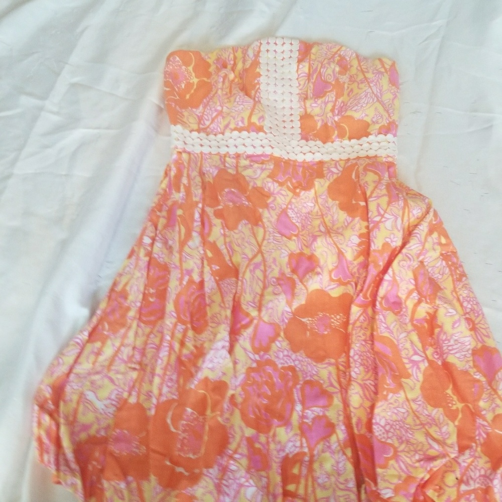 Lilly Pulitzer Orange Dress